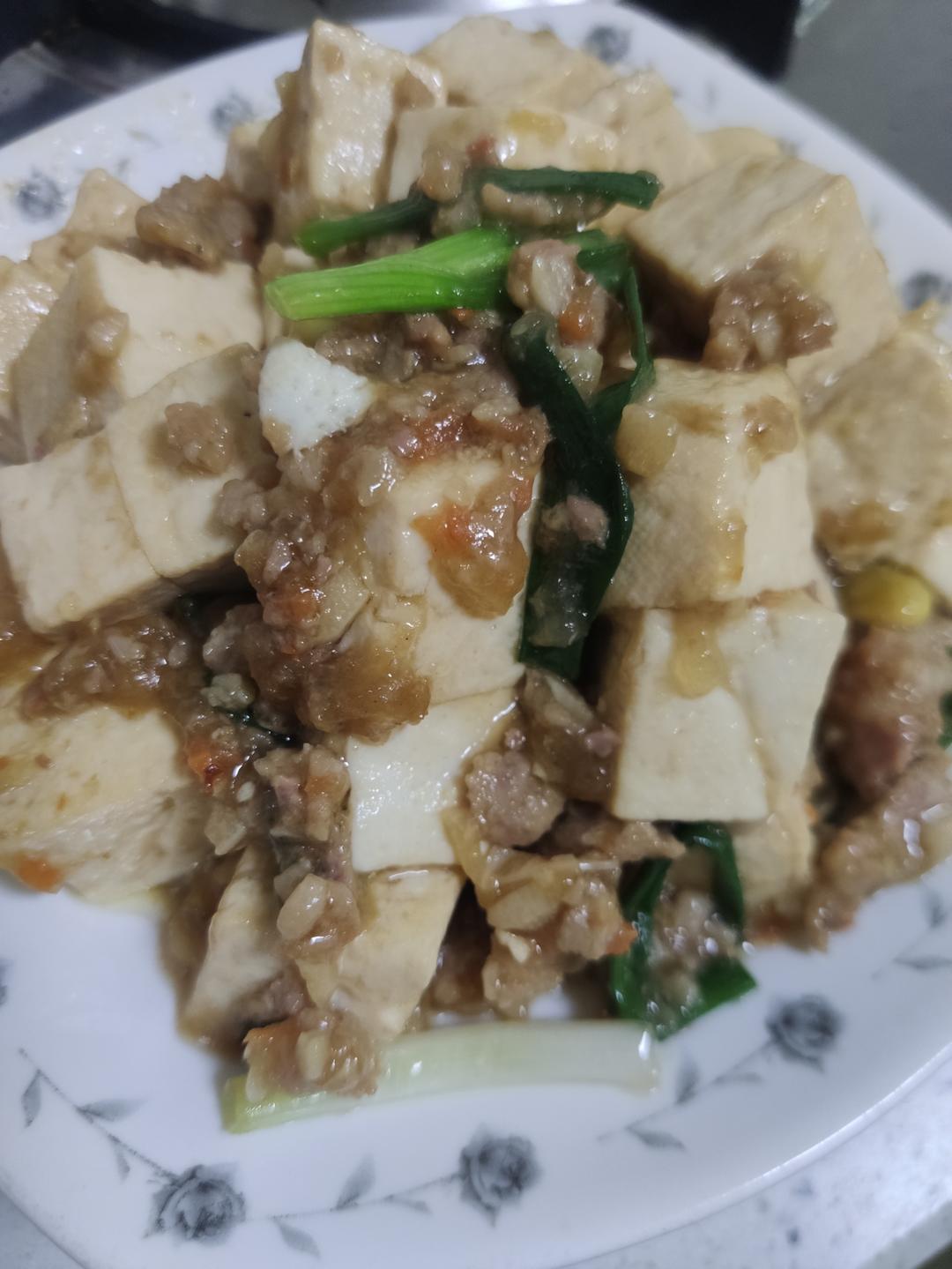 肉末烧豆腐