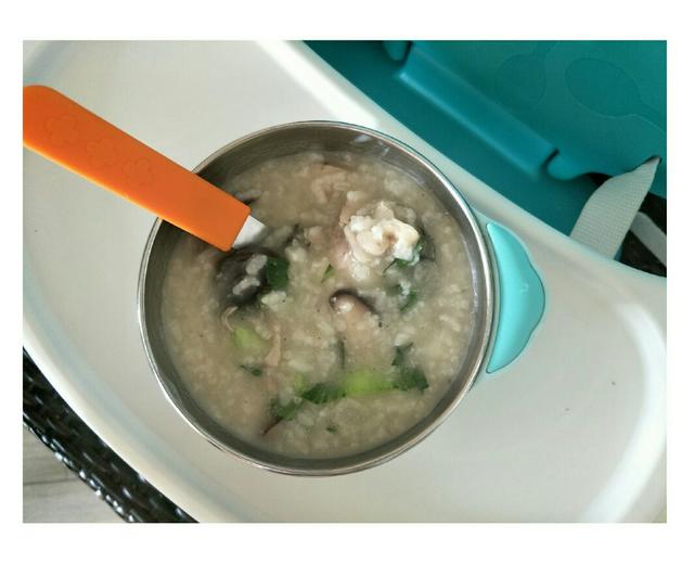 牛蛙香菇青菜粥的做法