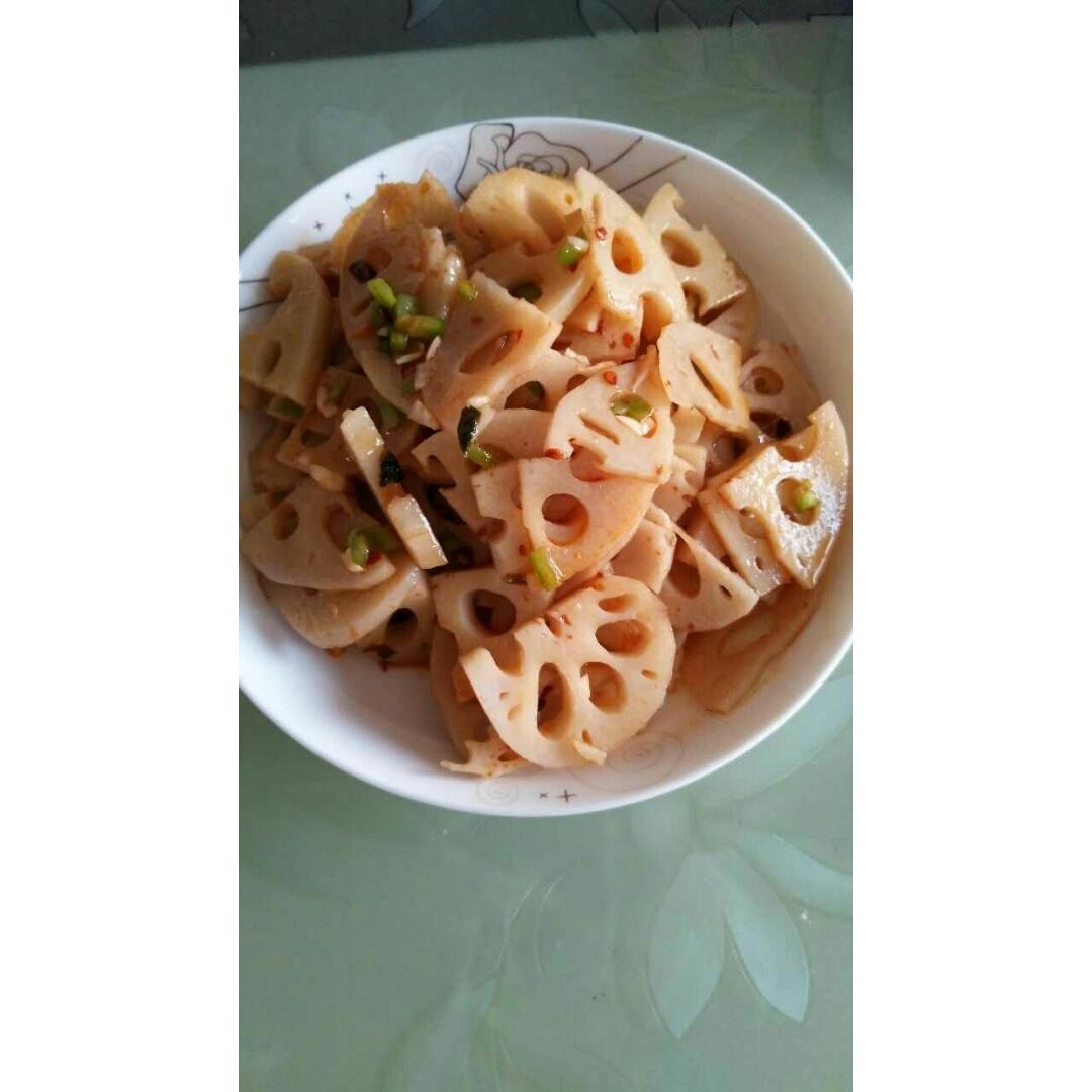 炝拌莲藕片