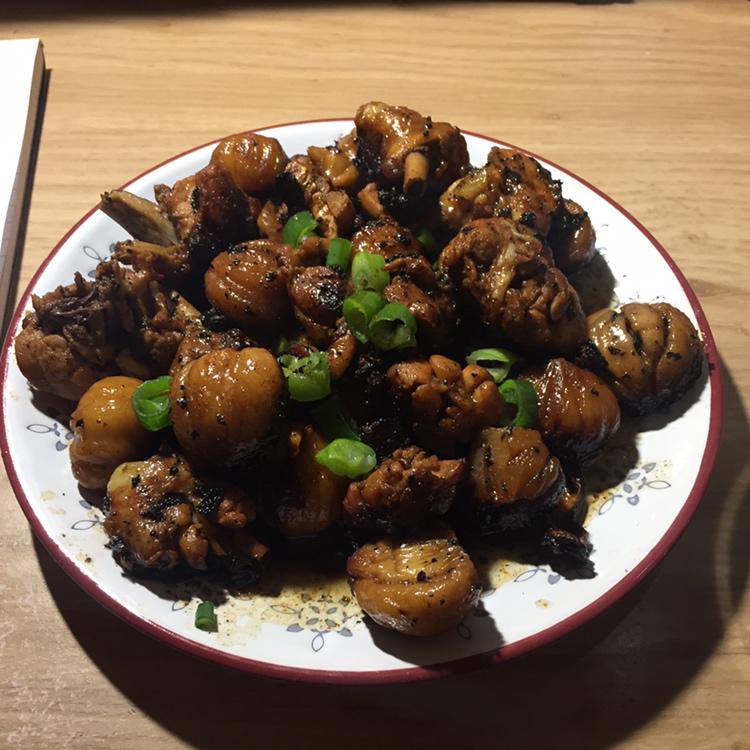 板栗烧鸡