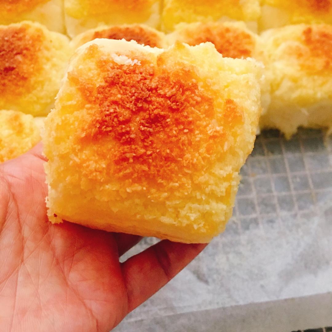 椰蓉餐包（一次发酵，玉米油版，或黄油）