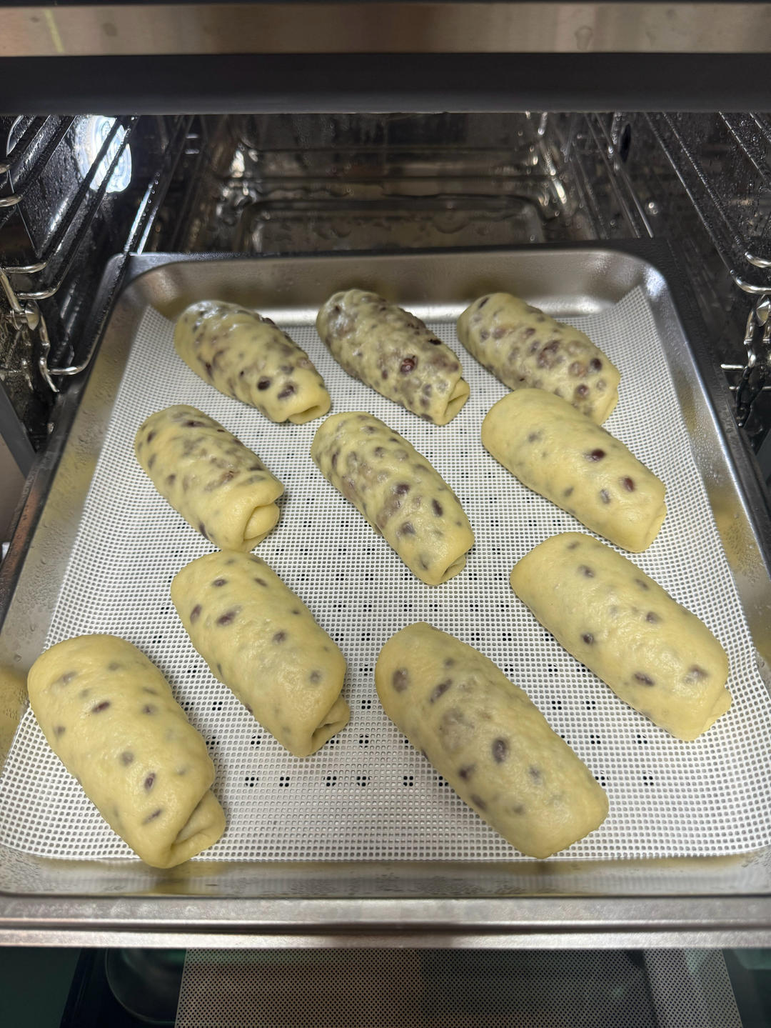 玉米面红豆馒头卷