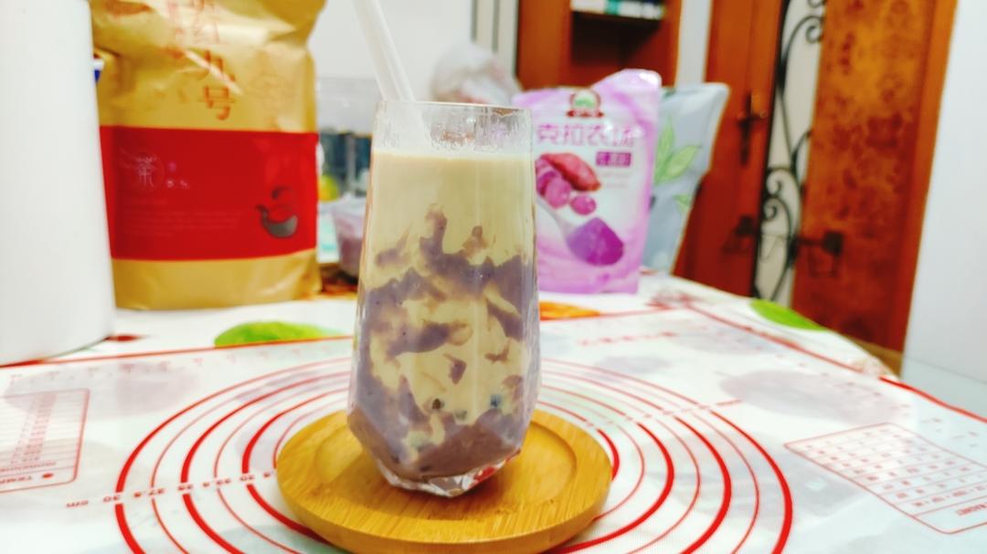 告别排队的奶盖芋泥奶茶