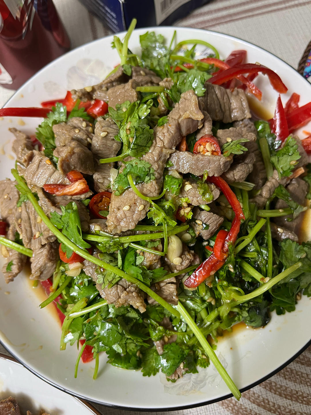 丈母娘吃了都夸的凉拌香菜牛肉