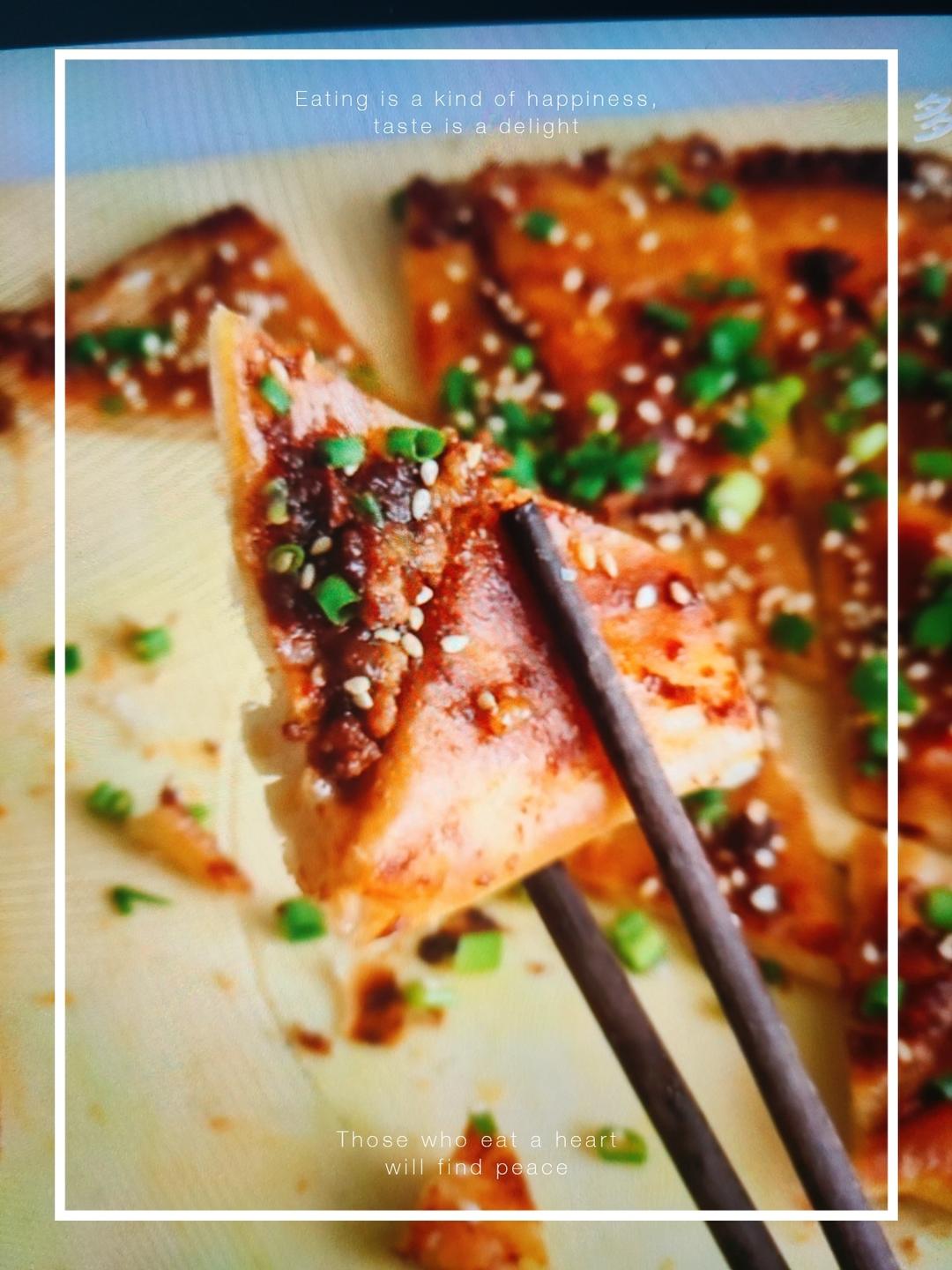 酱香饼（秘制酱料！）的做法