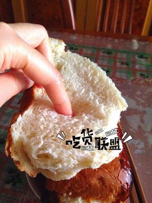简易汤种白面包 面包机版 兼泡面团大法的做法 步骤4