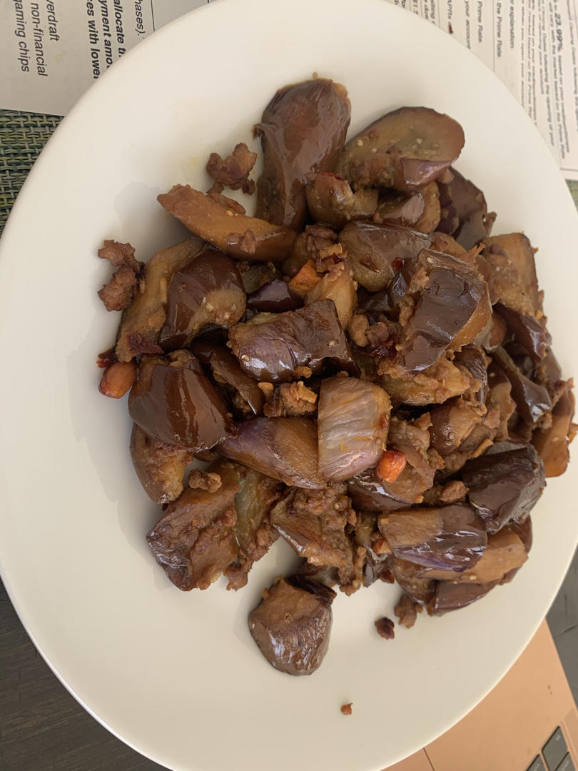 极简家常肉末茄子，不腌不蒸不过油