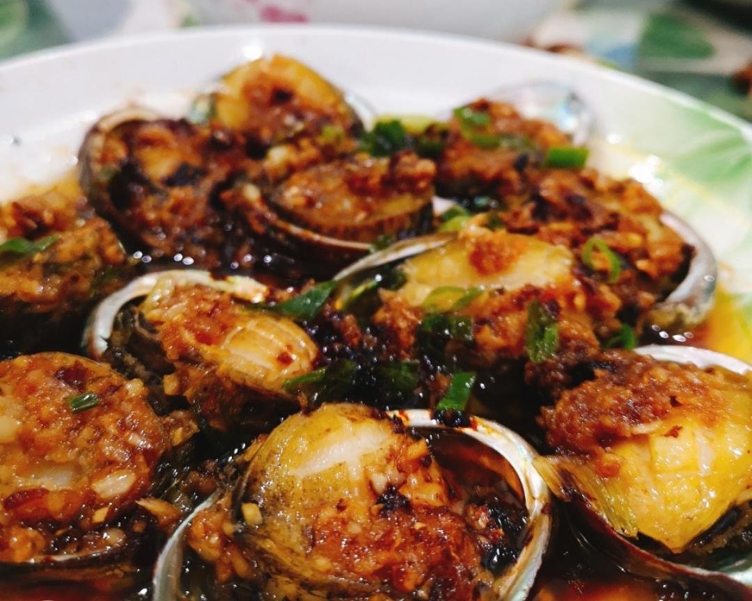 豆豉蒸小鲍鱼