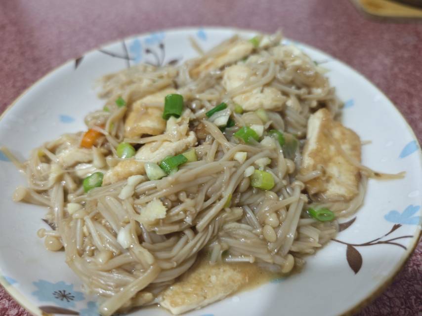 超级下饭菜--金针菇日本豆腐