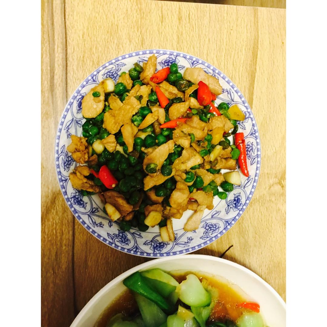 豌豆炒瘦肉