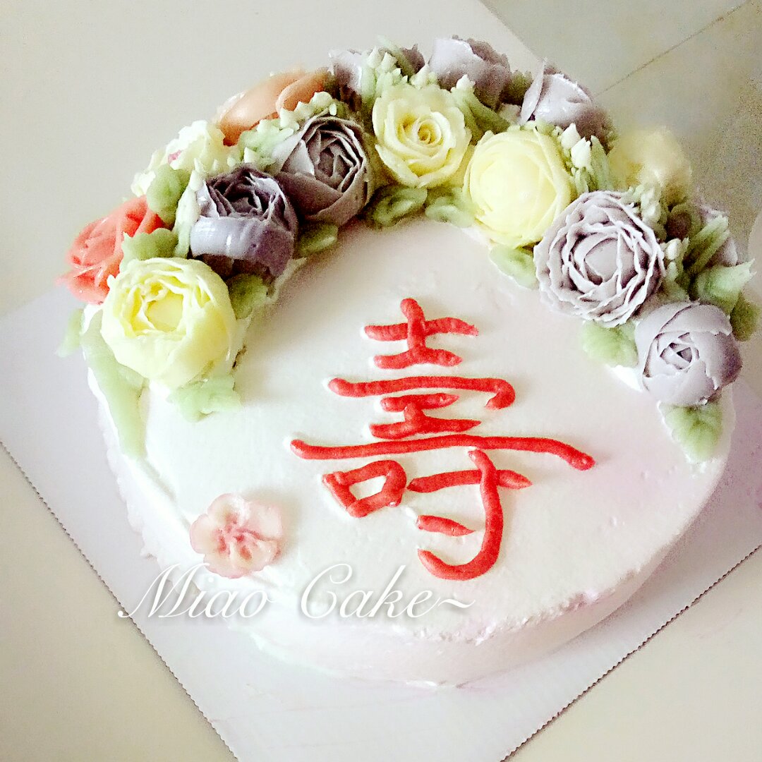 小麦子自创韩式裱花奶酪霜