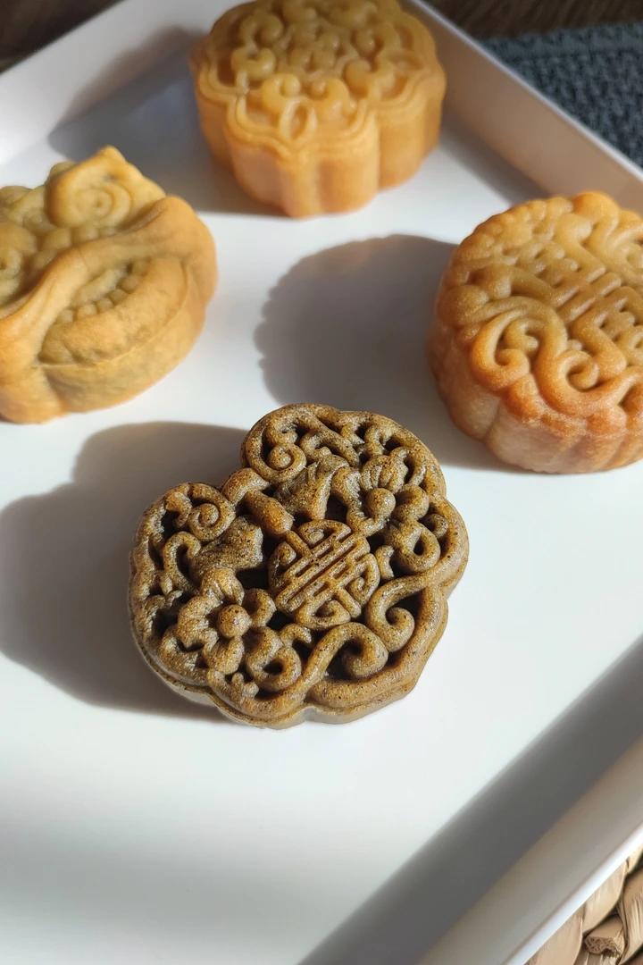 🔥网红冻顶乌龙茶月饼🌿怎么可以这么好吃‼️