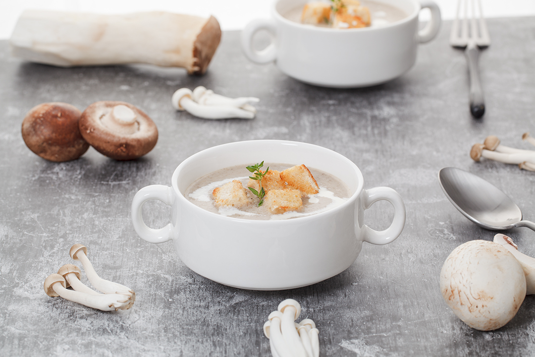 不腻的奶油蘑菇汤【食材包操作说明】的做法