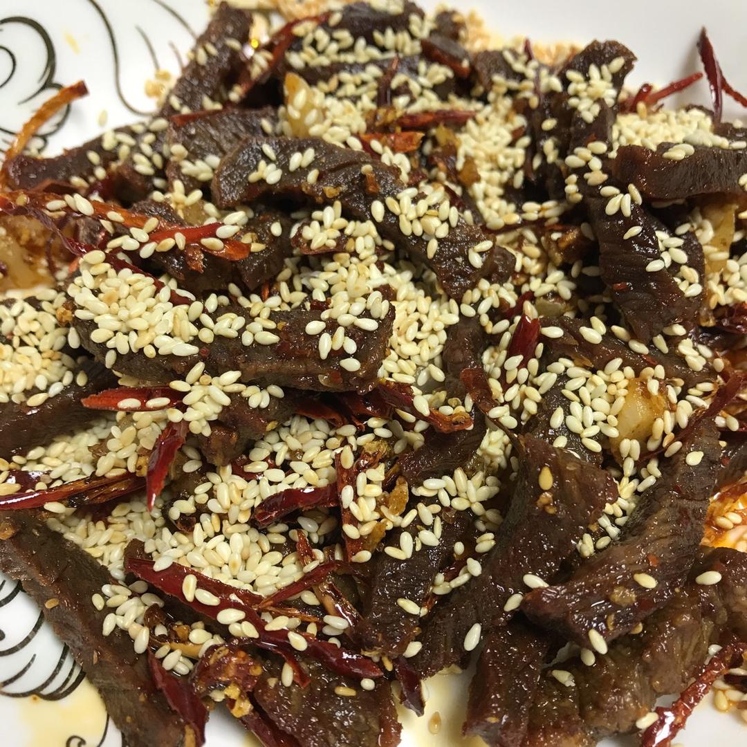 麻辣牛肉干