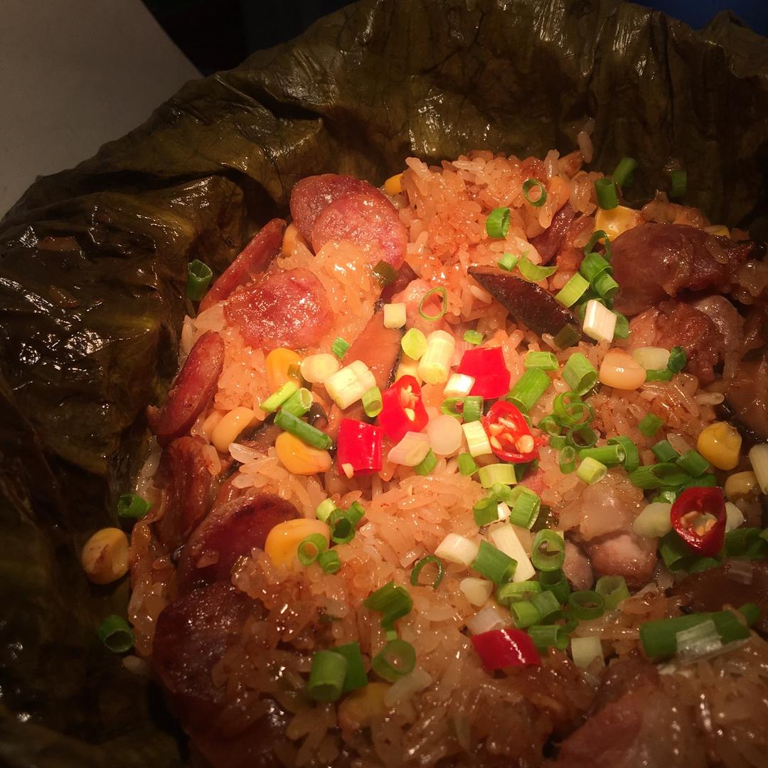 荷叶糯米排骨