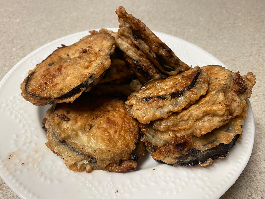 酥炸茄盒￨外酥里嫩