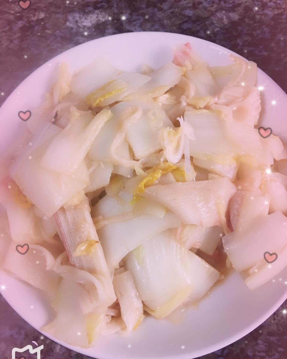 蟹柳白菜