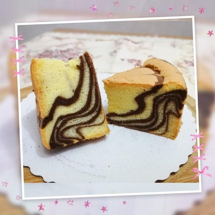 斑马纹戚风蛋糕