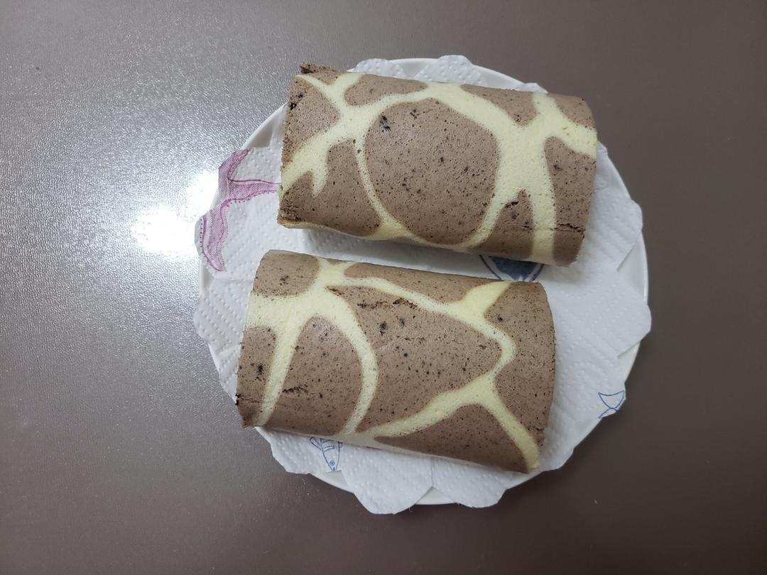 长颈鹿🦒蛋糕卷（可可粉版）