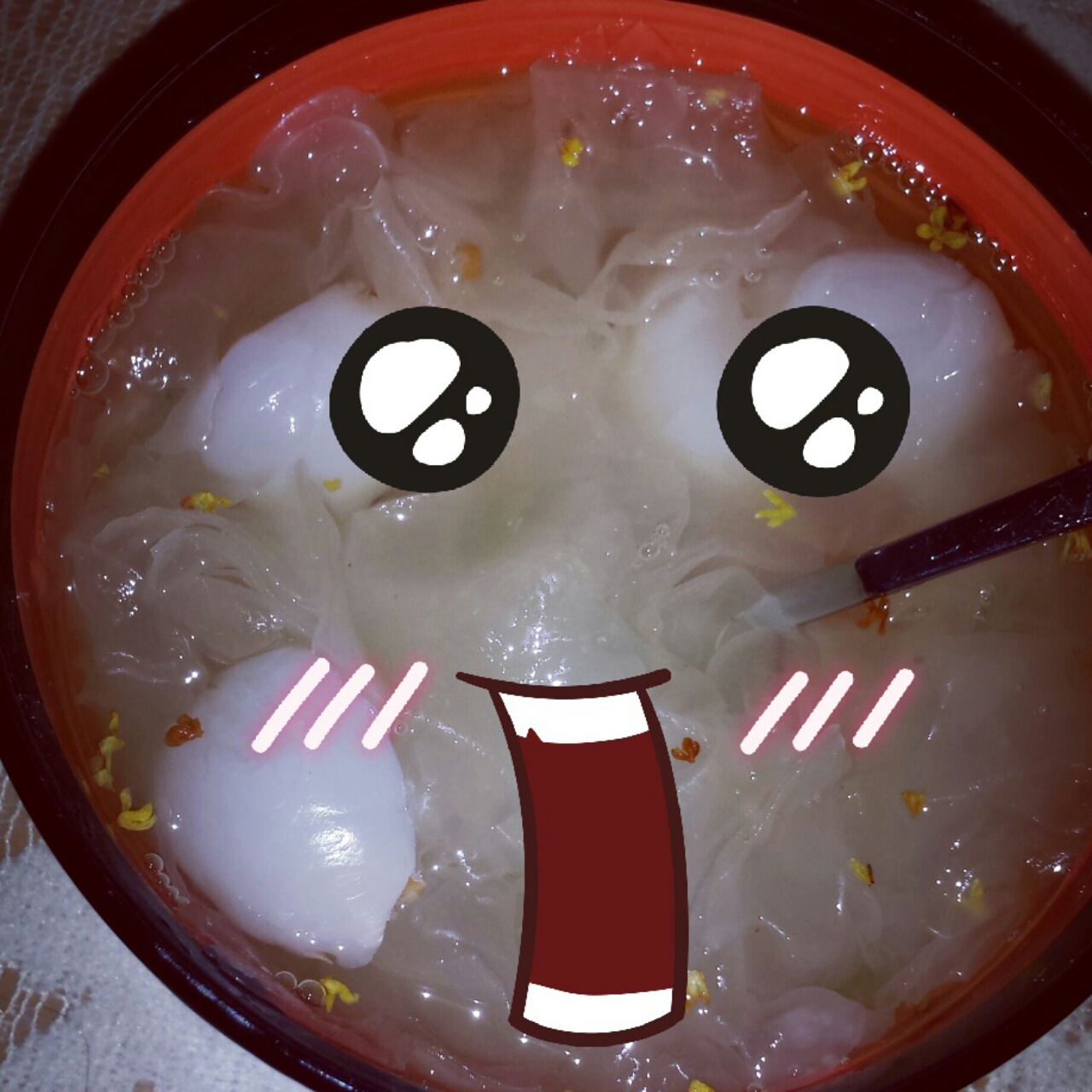 银耳荔枝绿豆爽