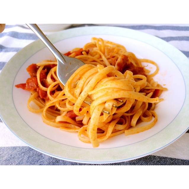 培根番茄意大利面