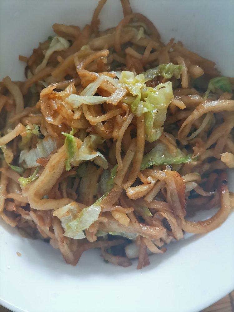 素炒饼丝