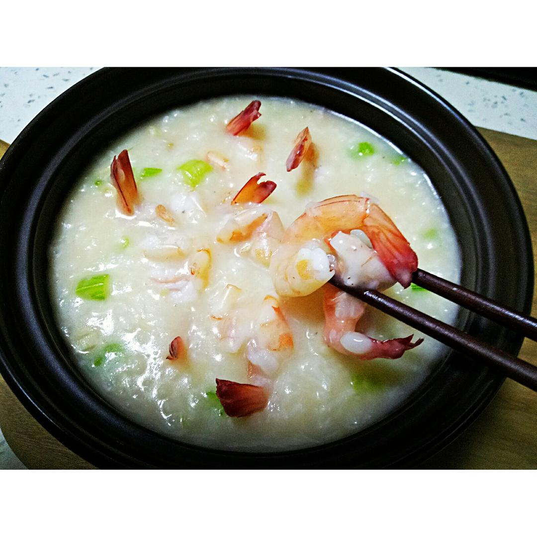 爱手机用户30380sxy做的秘制鲜虾粥