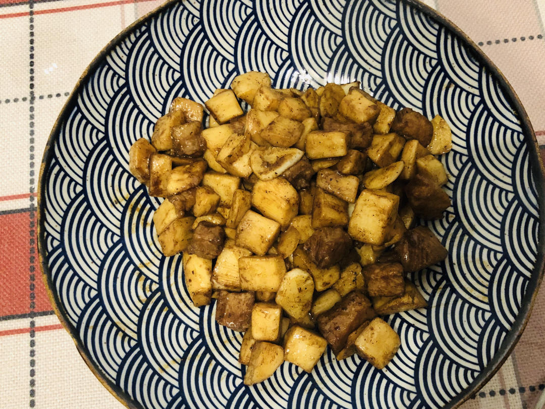 黑椒杏鲍菇牛肉粒