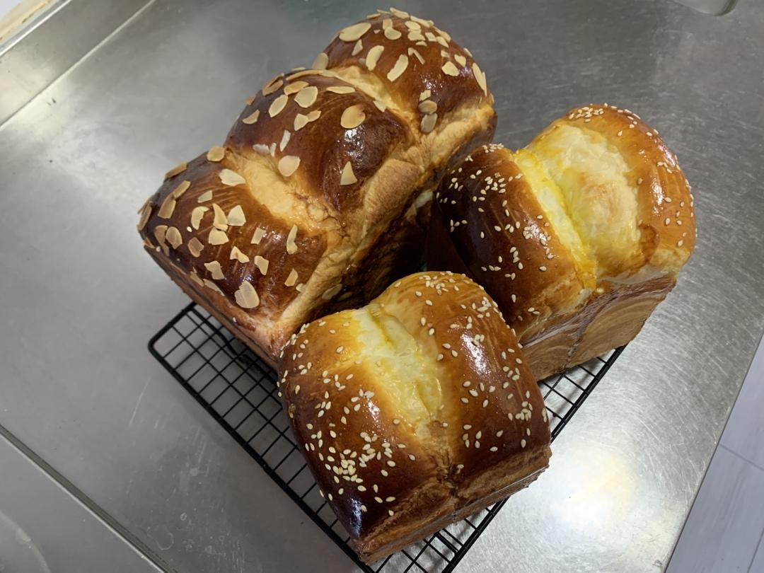 水立方北海道牛奶淡奶油吐司100%中种面包松软拉丝