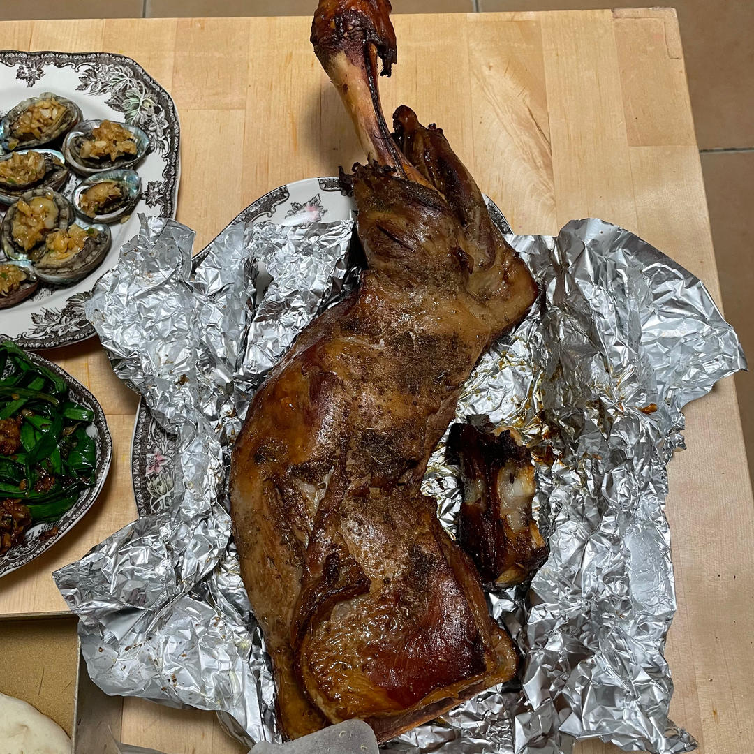 大概是最全的【烤羊腿】鲜嫩多汁攻略/各种温度时间比对