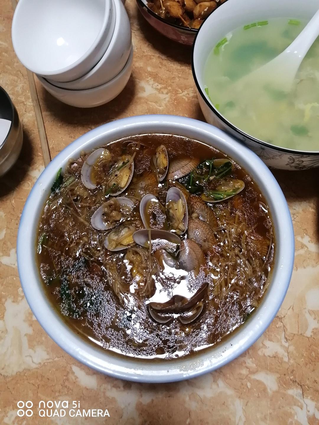 ㊙️自制花甲粉丝煲比外卖还好吃