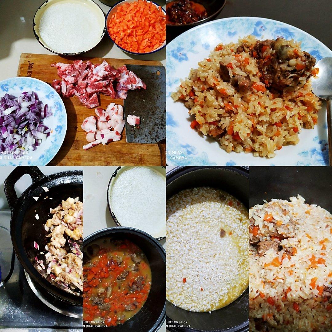 堂妈教你羊肉手抓饭