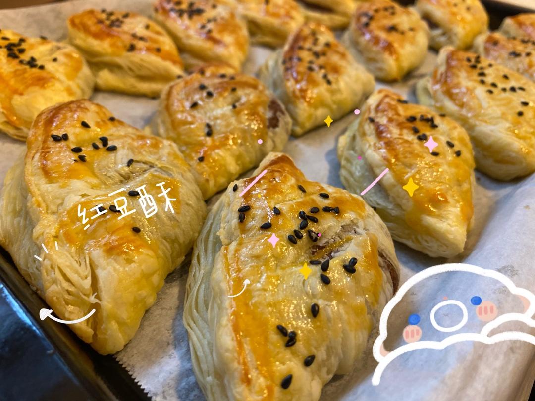 199215做的红豆酥蛋挞皮版