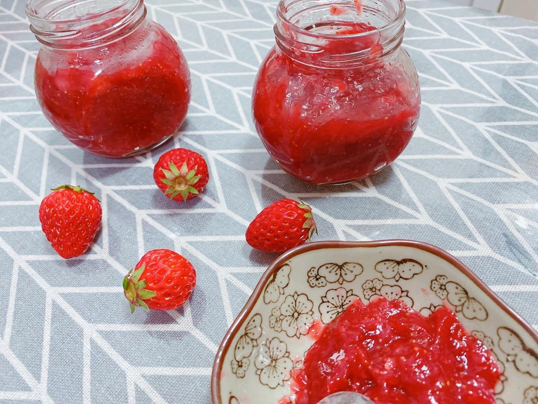 自制无添加草莓酱