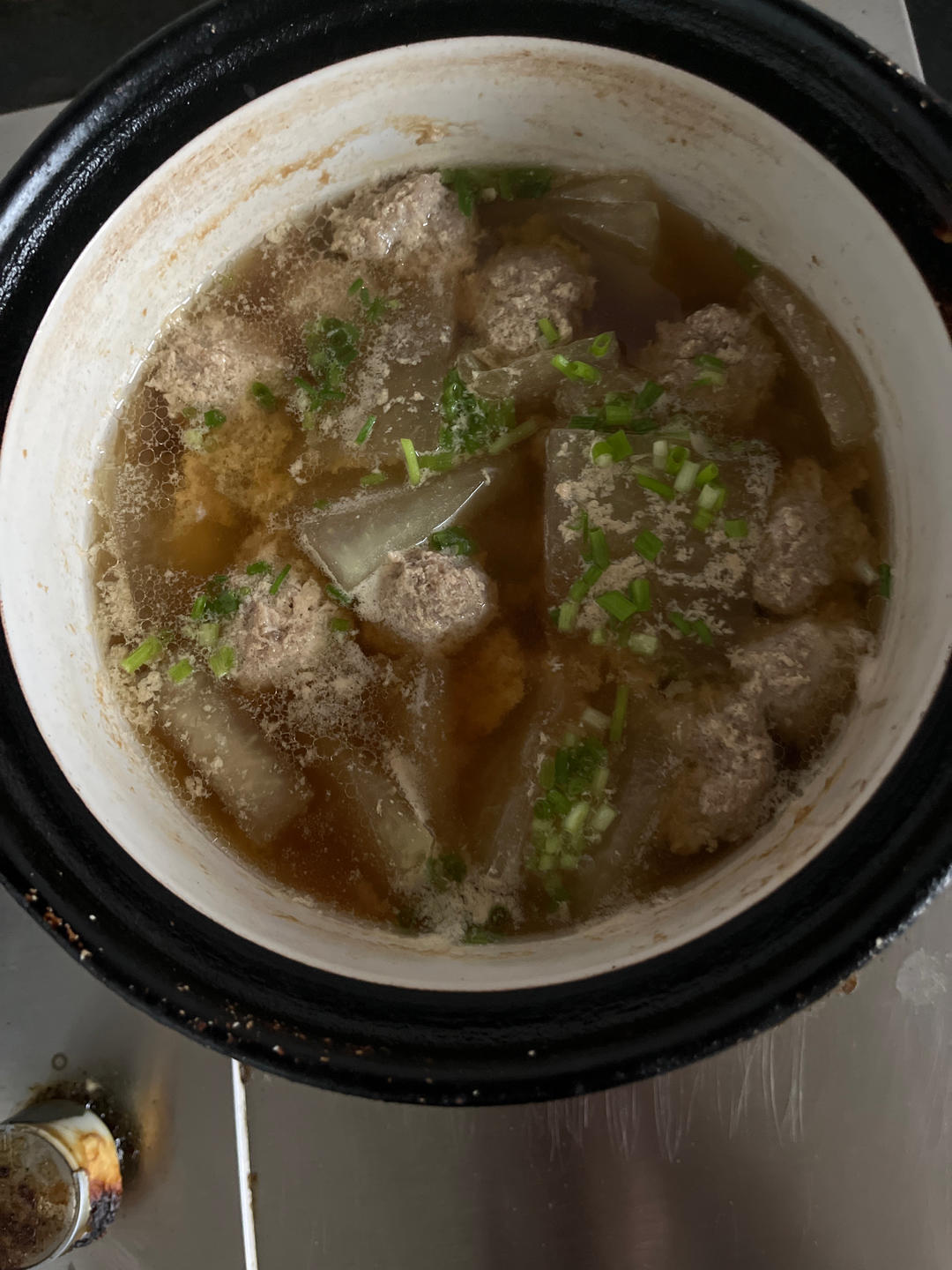 不用油不开油锅【冬瓜肉圆汤】