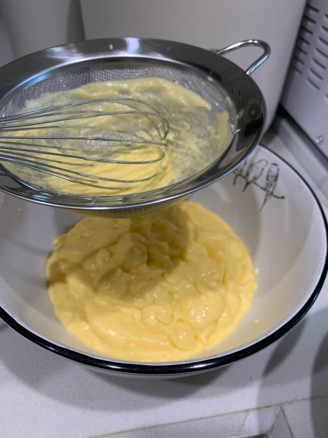 #甜品#烘焙#空气炸锅#🧀巴斯克芝士蛋糕6寸版的做法 步骤7