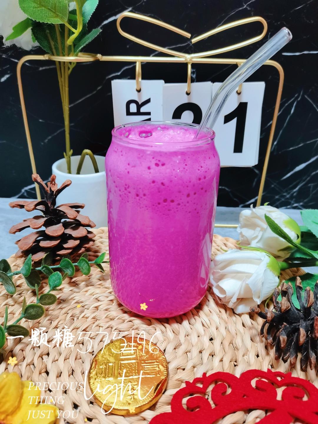 ༄「火龙果香蕉🍌奶昔」༄的做法