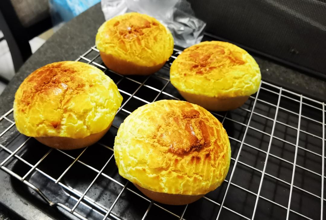 冰火菠萝油-还原港式茶餐厅的招牌面包