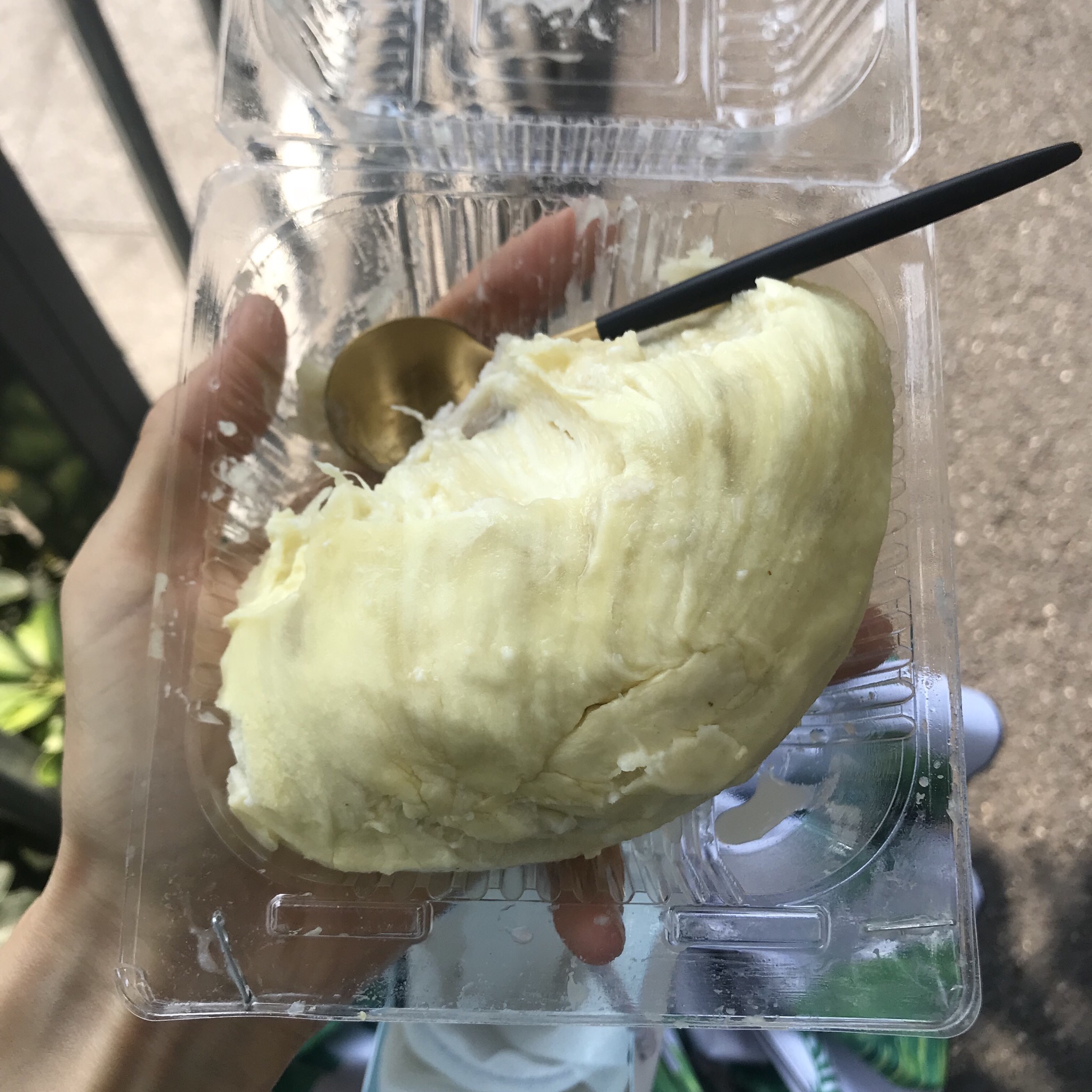 南瓜榴莲冰淇淋的做法 步骤1