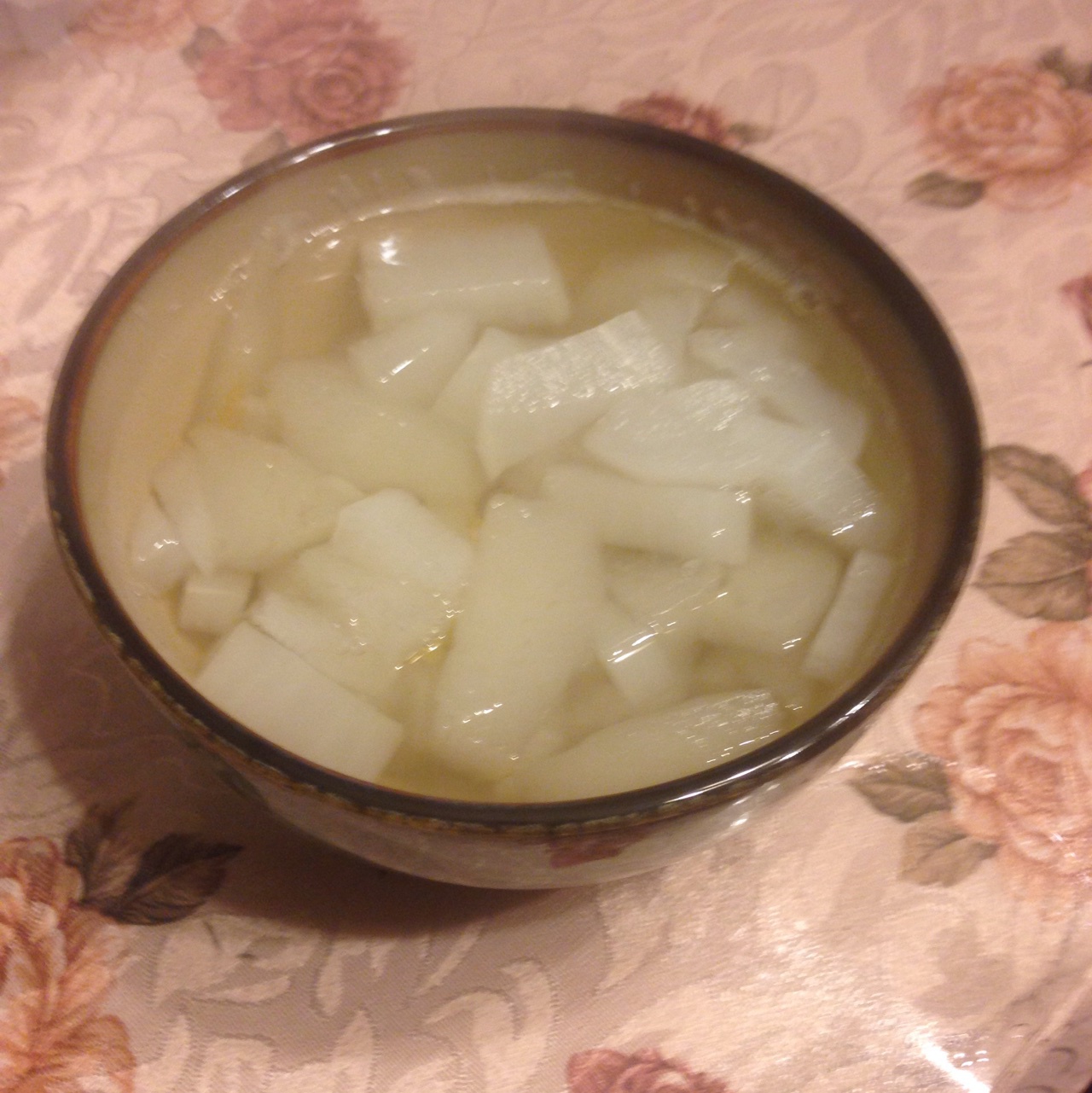 kraken_ga做的润肺止咳的白萝卜白梨生姜饮