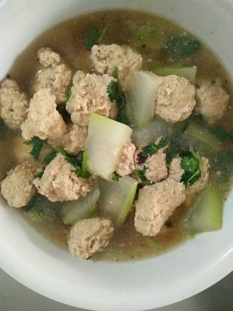 冬瓜汆丸子汤