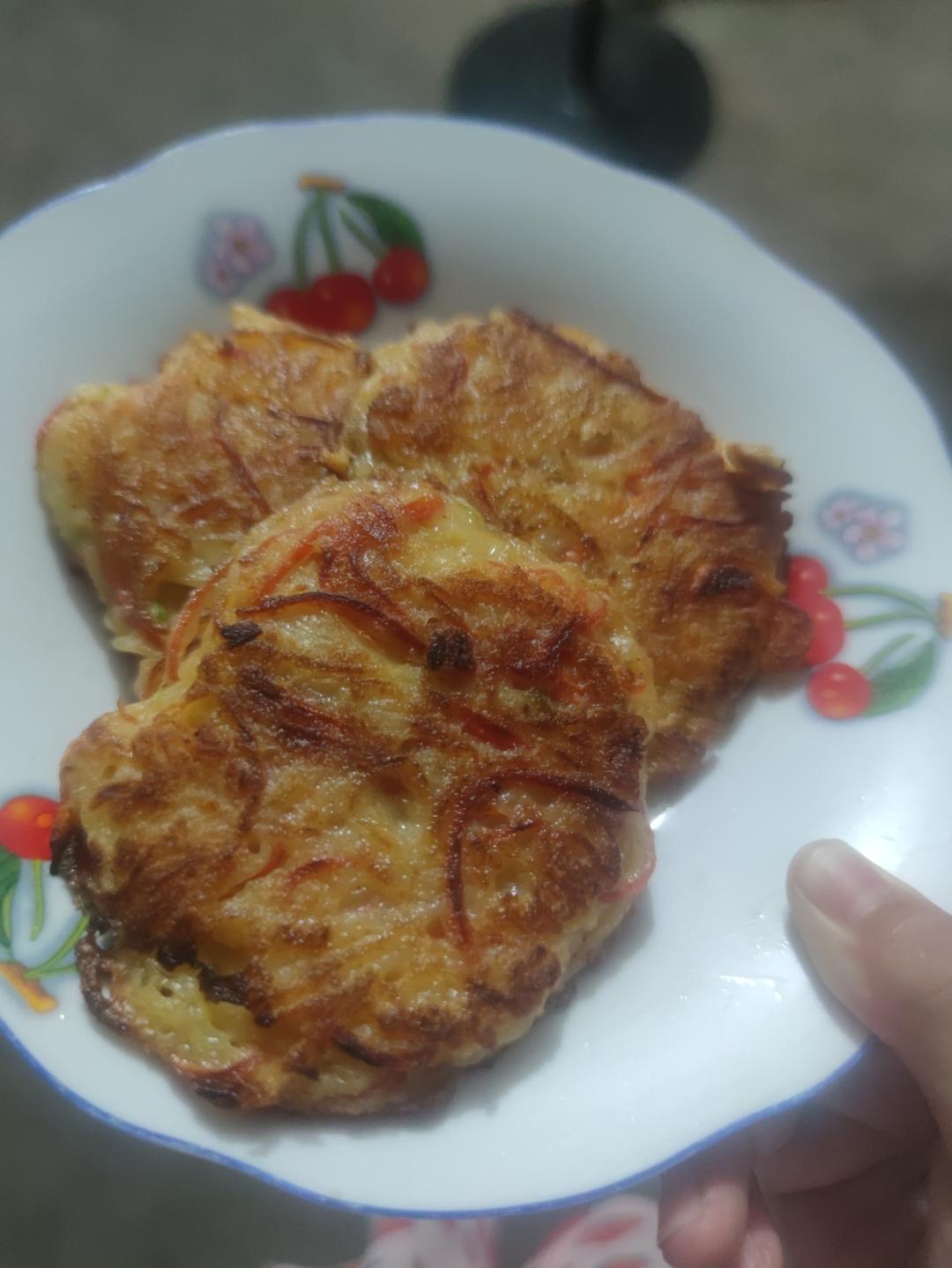 土豆饼(土豆胡萝卜丝饼)