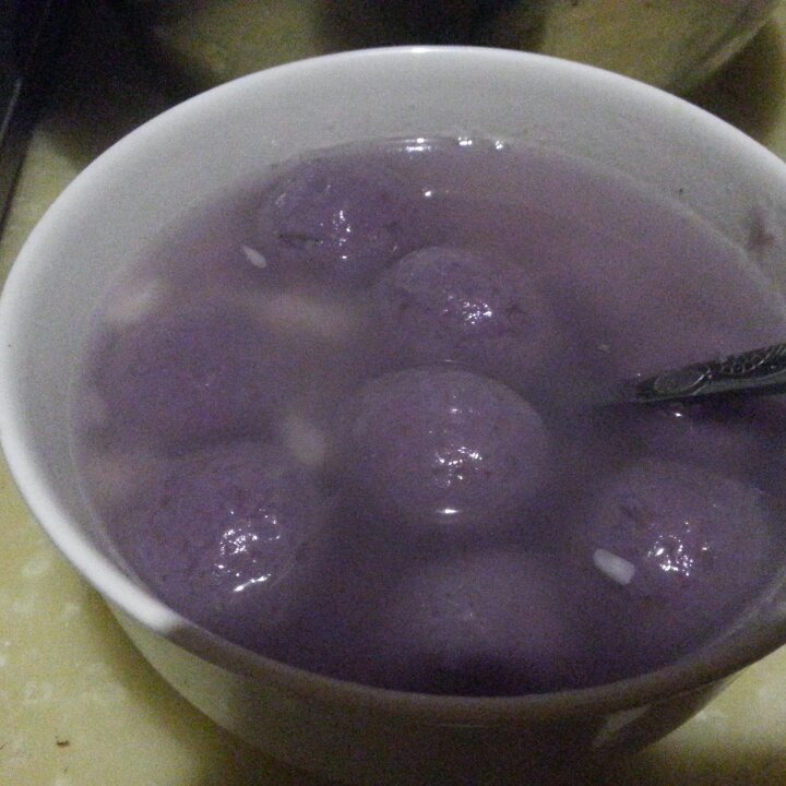 紫薯汤圆