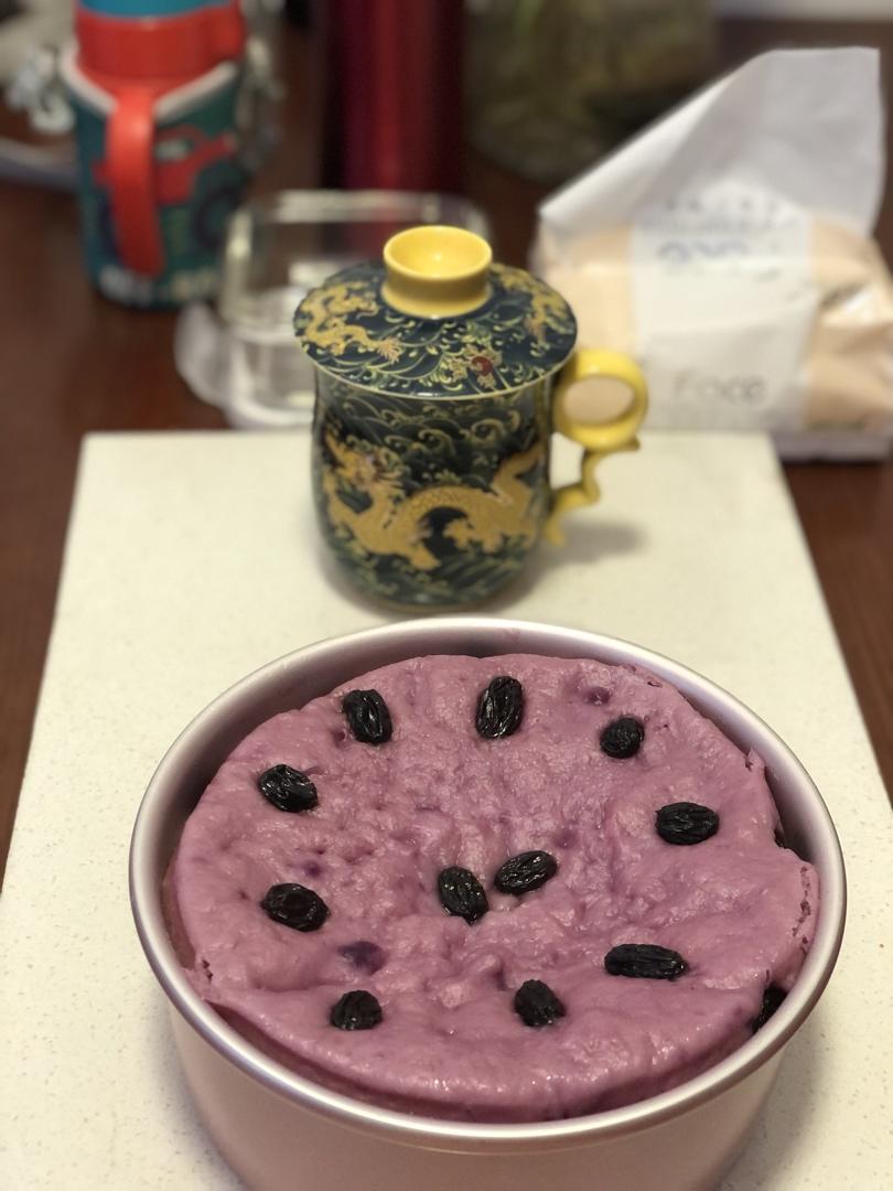 紫薯发糕