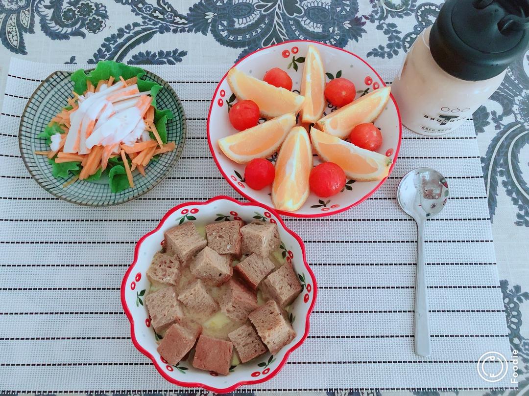鸡蛋牛奶吐司布丁