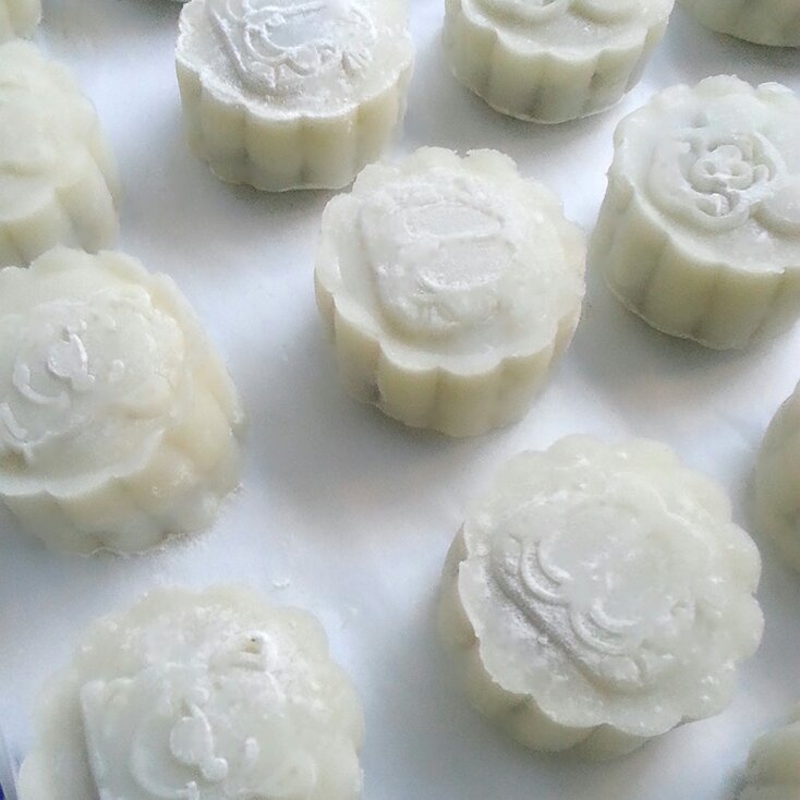 冰皮豆沙月饼