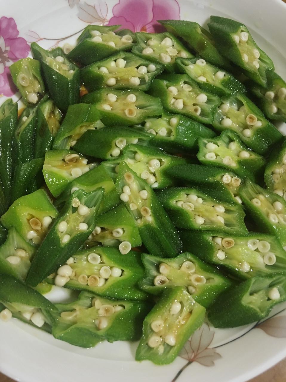 【白灼秋葵】清爽简单