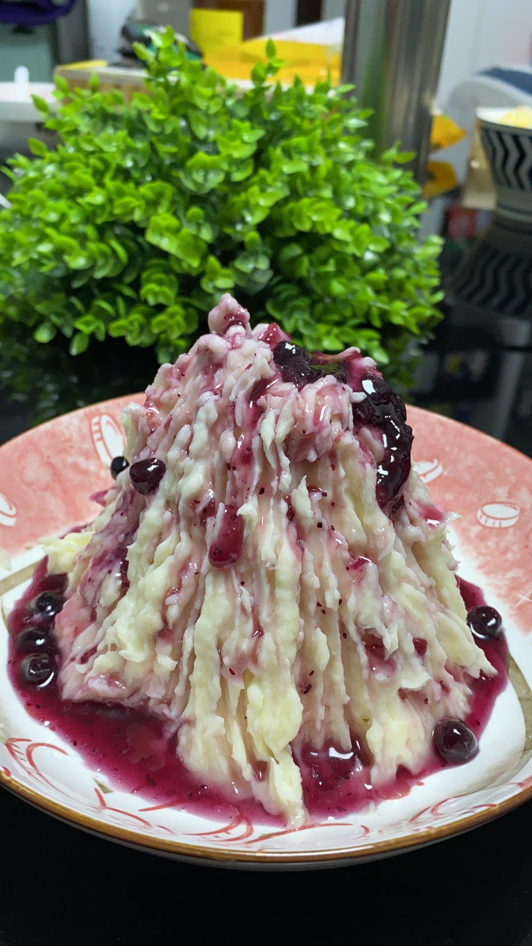 蓝莓山药泥