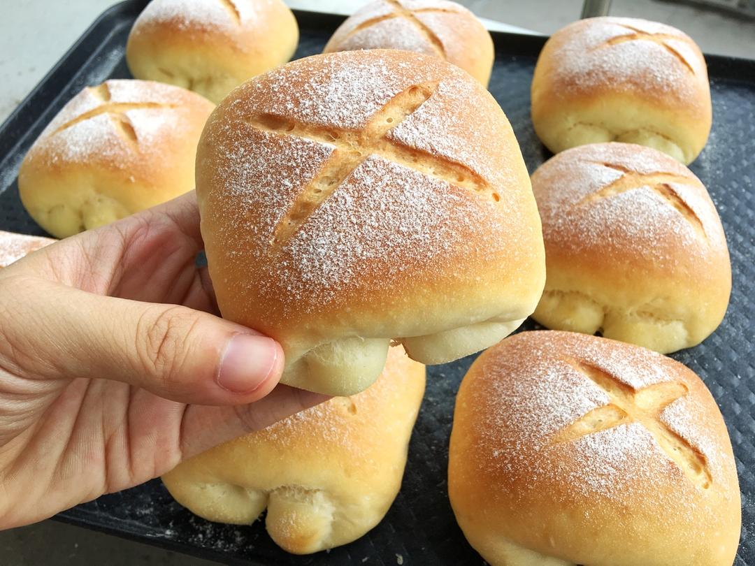 猪油小妹做的牛奶面包5冷藏基础发酵