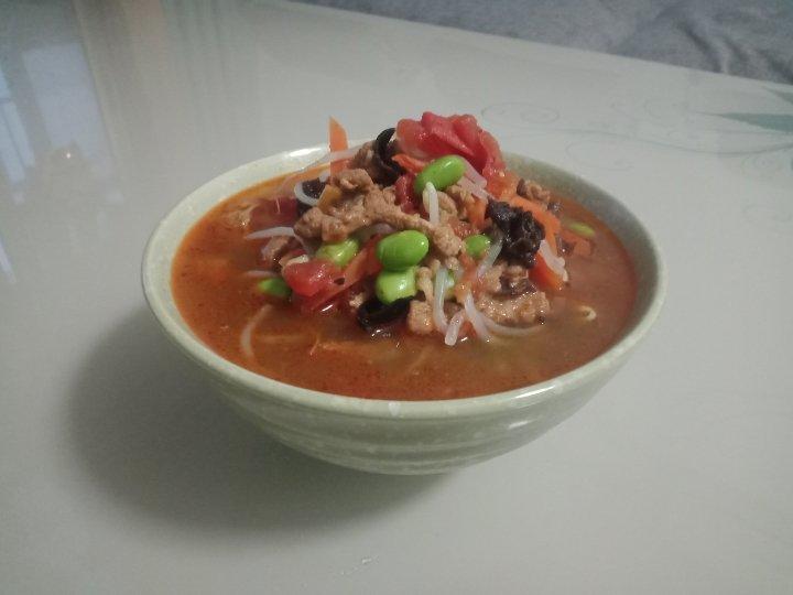 美食最减肥 16 酸辣魔芋面
